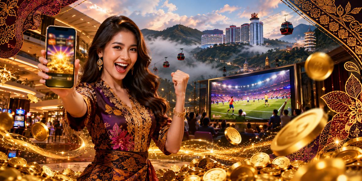 Aplikasi kasino 82000 dengan rekaan batik di Genting Highlands menunjukkan sistem keselamatan slot